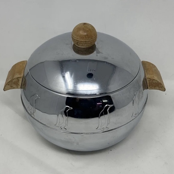 West Bend Penguin Other - Vintage West Bend Penguin Ice Bucket Hot Cold Insulated Server Mid Century 2 QT.